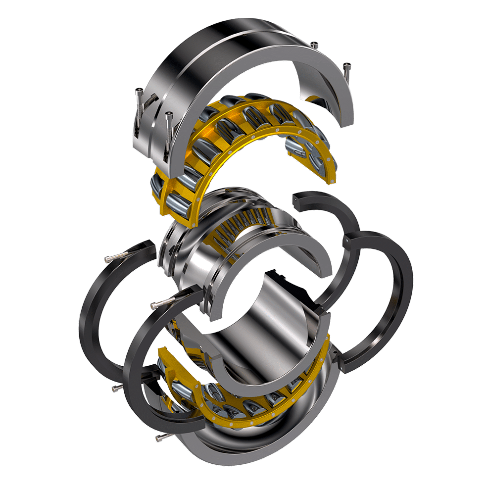split spherical roller bearing